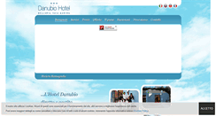 Desktop Screenshot of danubiohotel.it